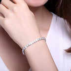 Radiant Zirconia Tennis Bracelet