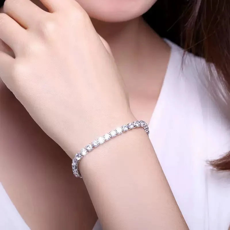 Radiant Zirconia Tennis Bracelet