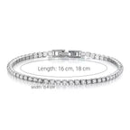 Radiant Zirconia Tennis Bracelet