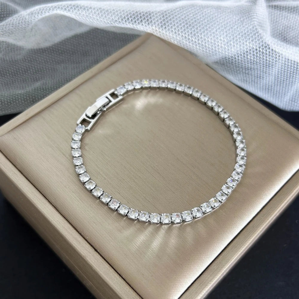 Radiant Zirconia Tennis Bracelet
