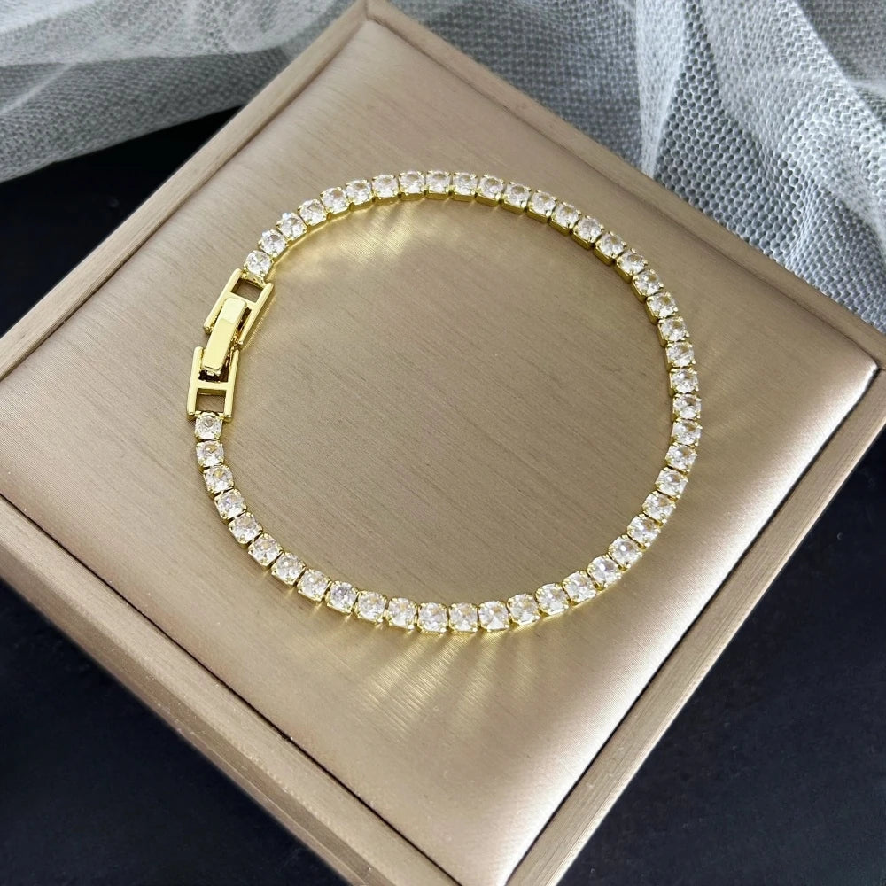 Radiant Zirconia Tennis Bracelet